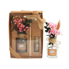 Gift Box Flower Aroma Reed Diffuser Set